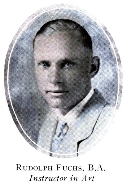 WTSTC art instructor, 1928